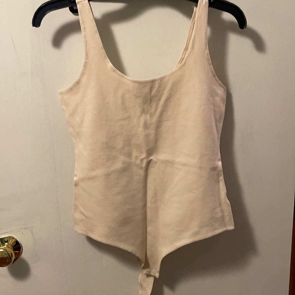 Tan Bodysuit tank